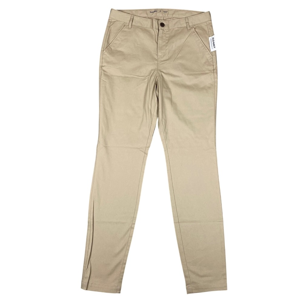 Old Navy Uniform Pant S Skinny Stretch Chino Trousers‎ Womens 10 Tall NWT
